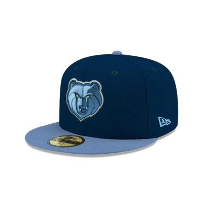 Memphis Grizzlies Gorra | New Era NBA Two Tone 59fifty Fitted Cap Mexico - Azules